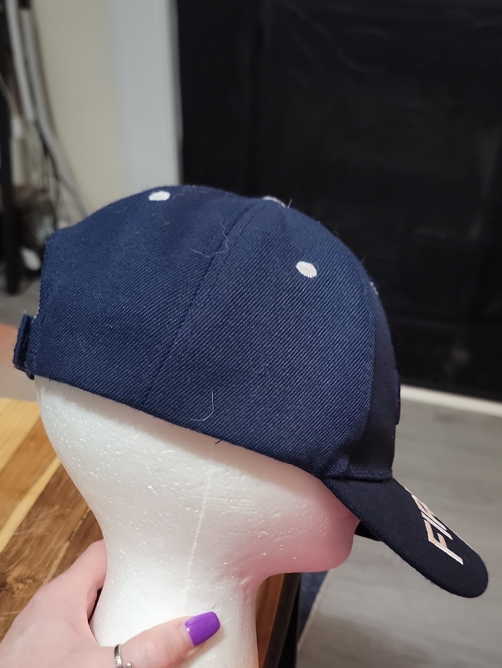 Firenze Embroidered Baseball Cap - Picture 3 of 6